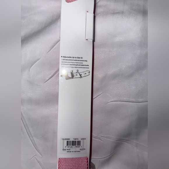 NWT Nike web belt men adjustable up to size 42, stretch material and reversible - Picture 7 of 8